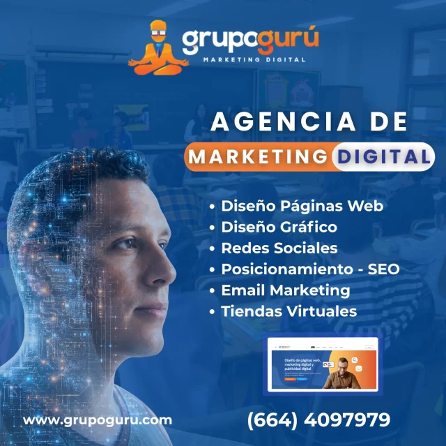 Agencia de marketing digital: páginas web, diseño gráfico, redes sociales, SEO, email marketing y tiendas virtuales