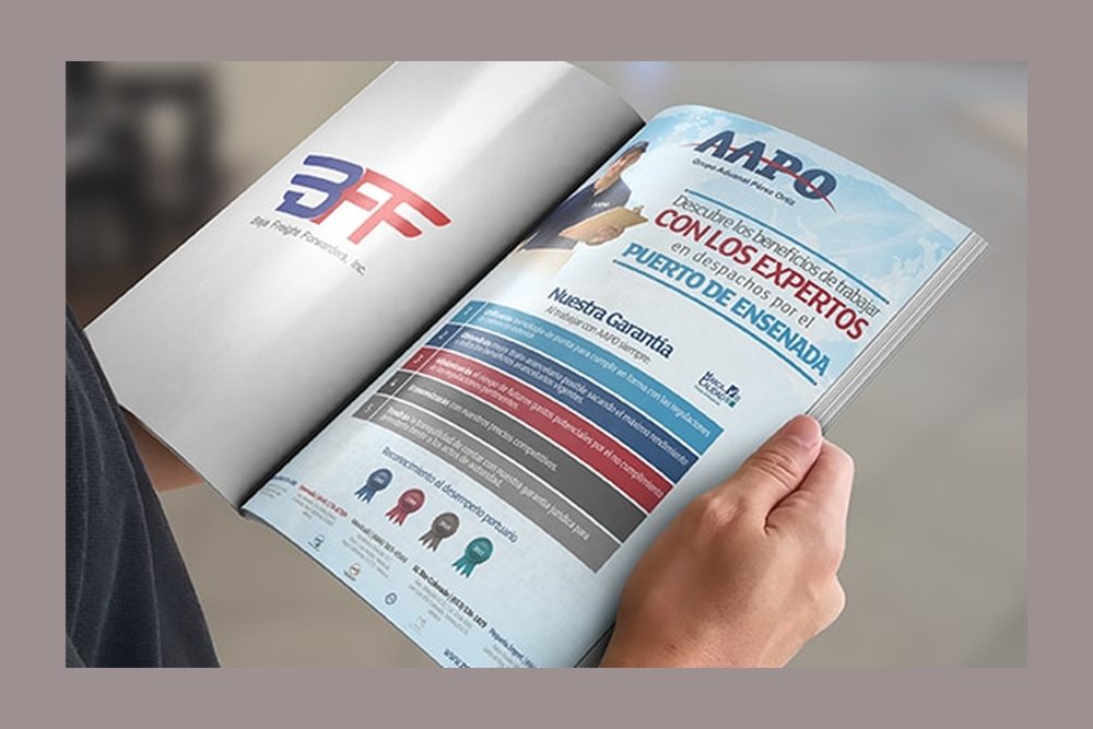 AAPO Ensenada — Publicidad impresa, trabajo de Grupo Gurú en Tijuana