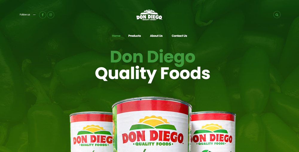 Don Diego Quality Foods — Alimentos · Exportación, trabajo de Grupo Gurú en Tijuana
